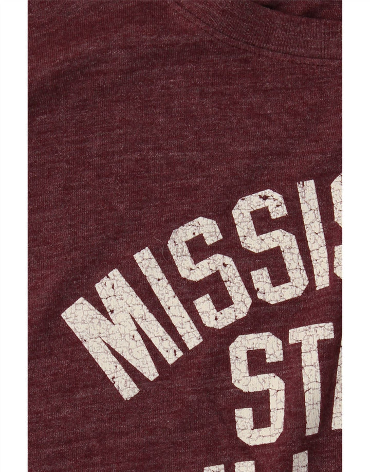 Adidas Haut graphique à manches longues pour homme Bordeaux moyen