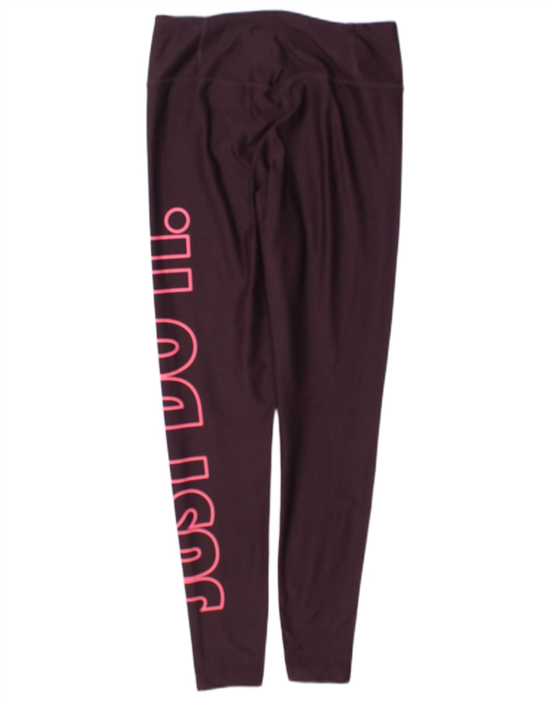 Nike Legging graphique Dri Fit pour femme UK 10 Small Bordeaux Polyester