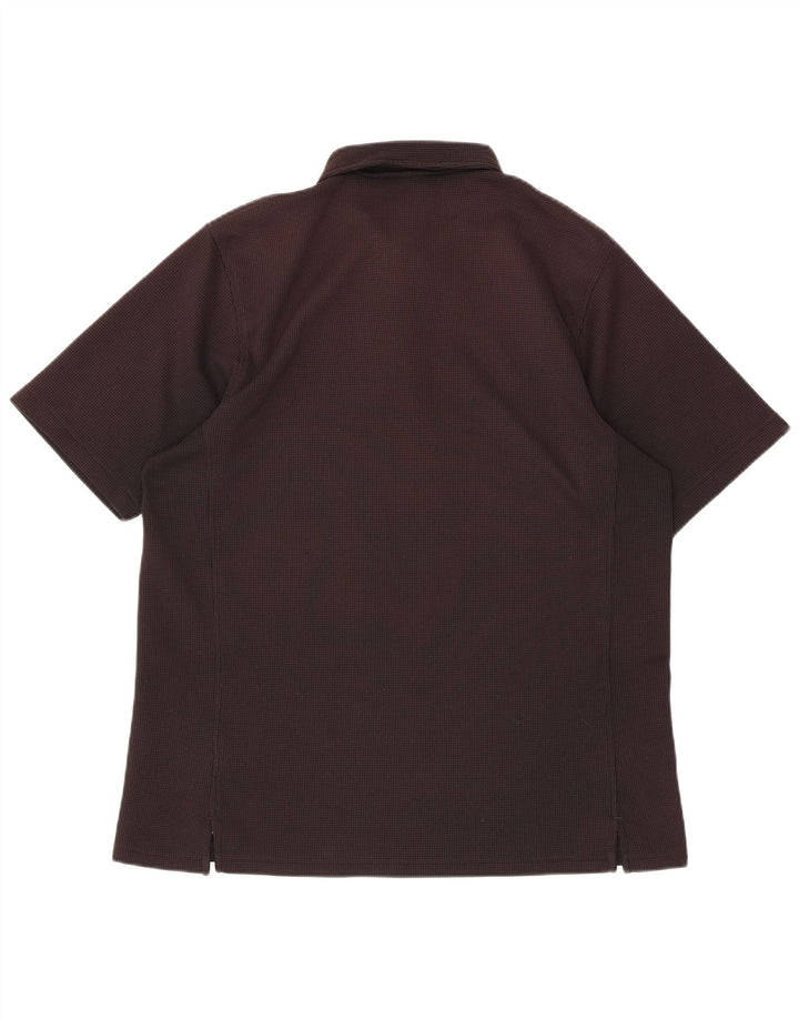 Nike Polo Dri Fit XL pour homme en polyester à pois noir