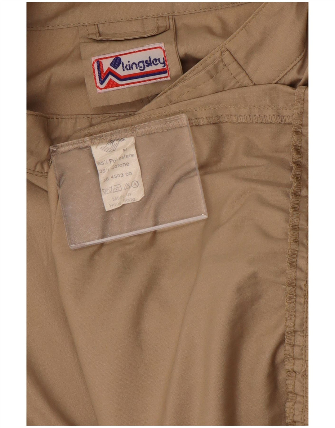Kingsley Veste Bomber Homme UK 38 Polyester Beige Moyen