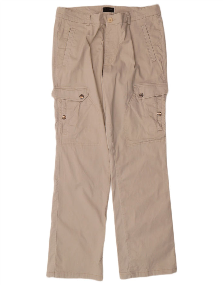 Sergio Tacchini Pantalon Cargo Bootcut Homme W36 L32 Coton Beige