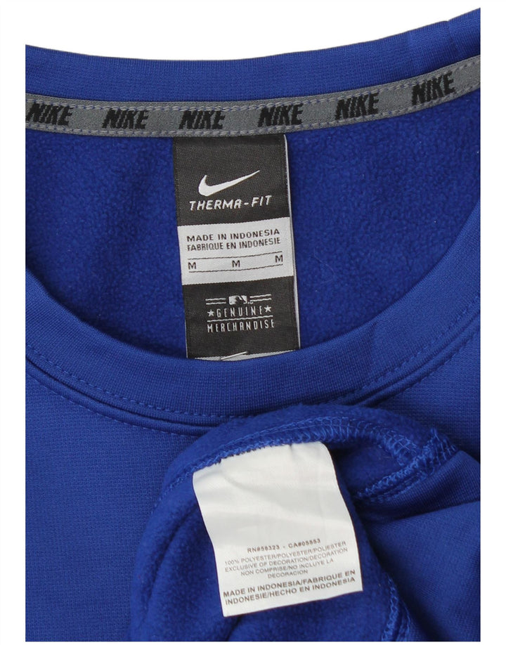 Nike Homme Therma-Fit Graphic Sweatshirt Pull Bleu Moyen Polyester