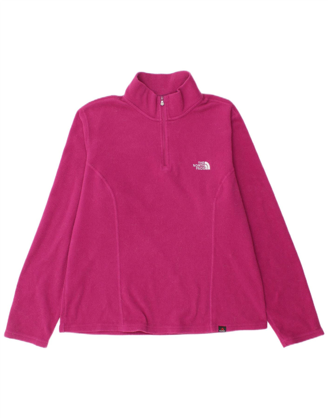 The North Face Pull polaire à col zippé pour femme UK 16 Large Rose Polyester