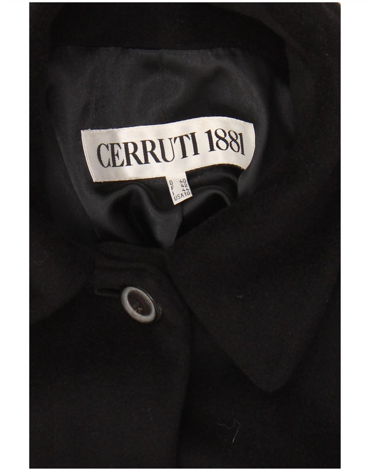 CERRUTI 1881 Pardessus Oversize Femme IT 44 Angora Noir Moyen