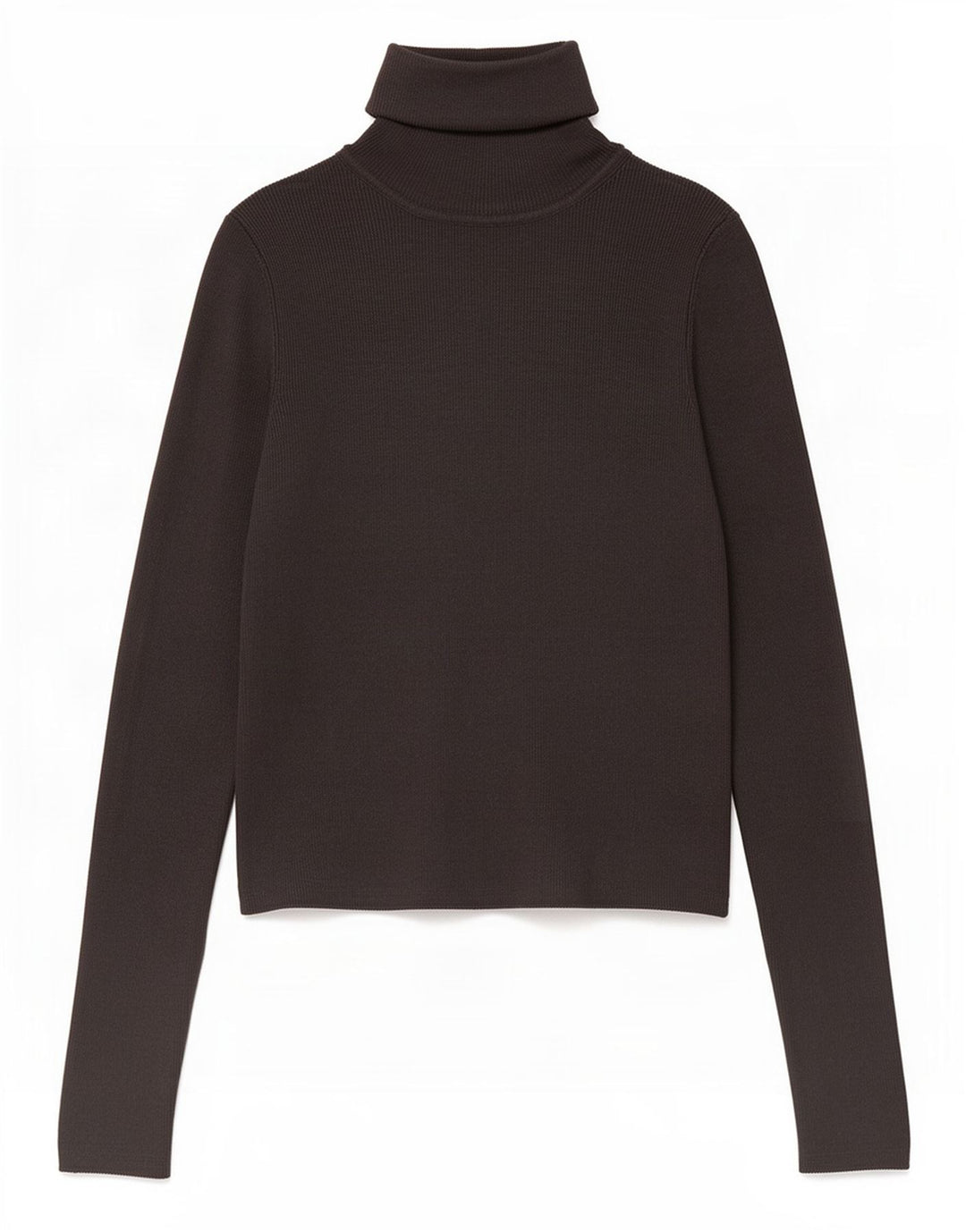 Zara Pull court à col roulé pour femme UK 12 Gris moyen Viscose