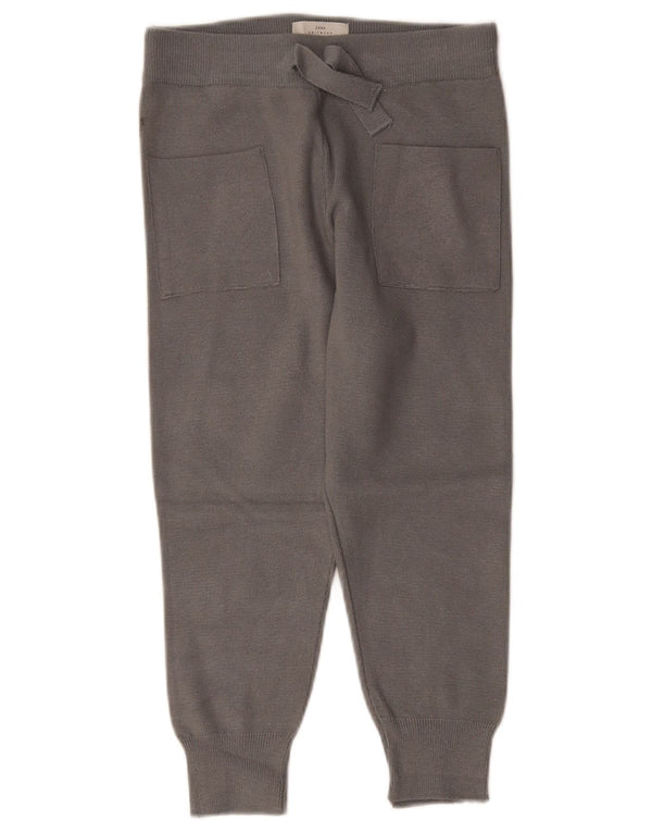 Zara Pantalon de survêtement en tricot pour fille 7-8 ans Gris