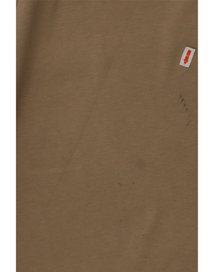 CALVIN KLEIN JEANS Polo à Manches Longues Garçon 15-16 ans Beige Coton