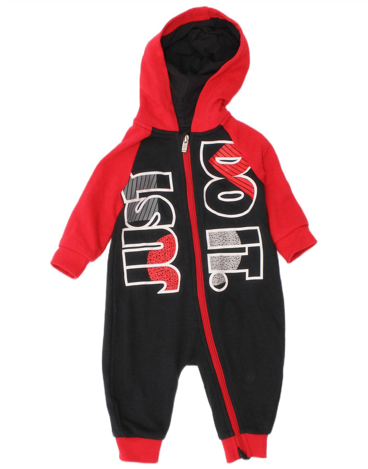 Nike Combinaison graphique pour bébé garçon 3-6 mois en coton color block noir