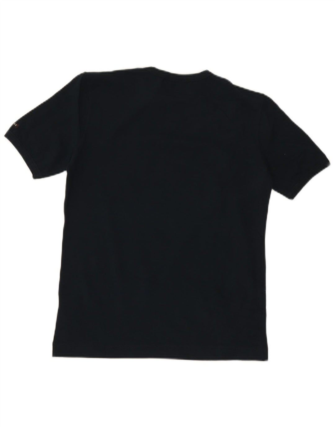 GUESS T-Shirt Femme Top UK 12 Bleu Marine Moyen Coton