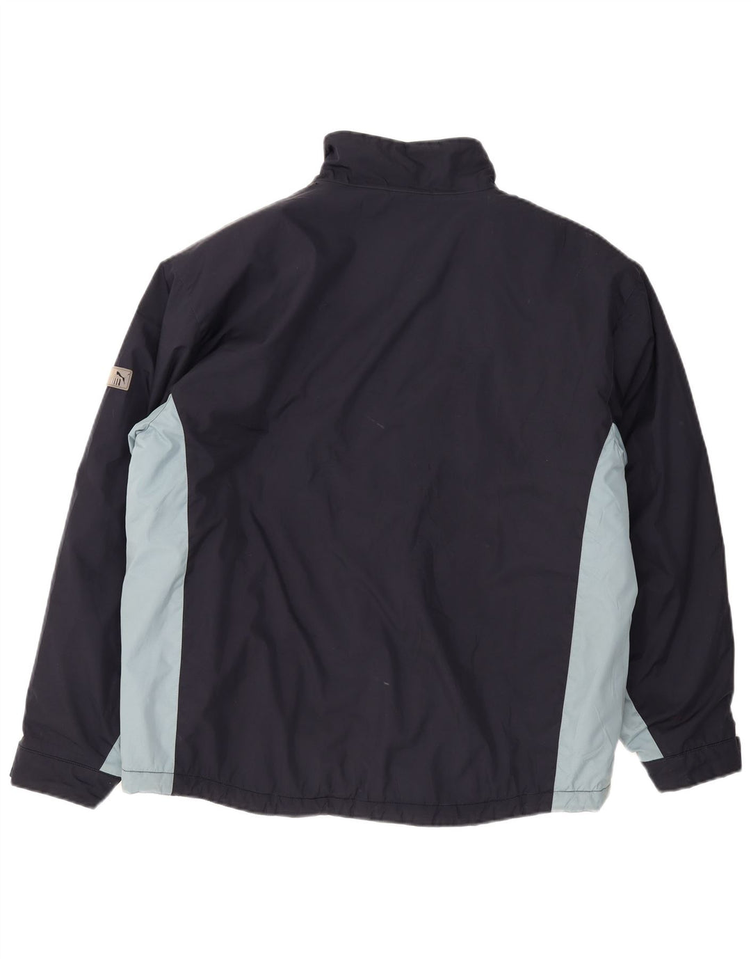Puma Veste coupe-vent pour homme UK 42 XL Bleu marine Colorblock Polyester