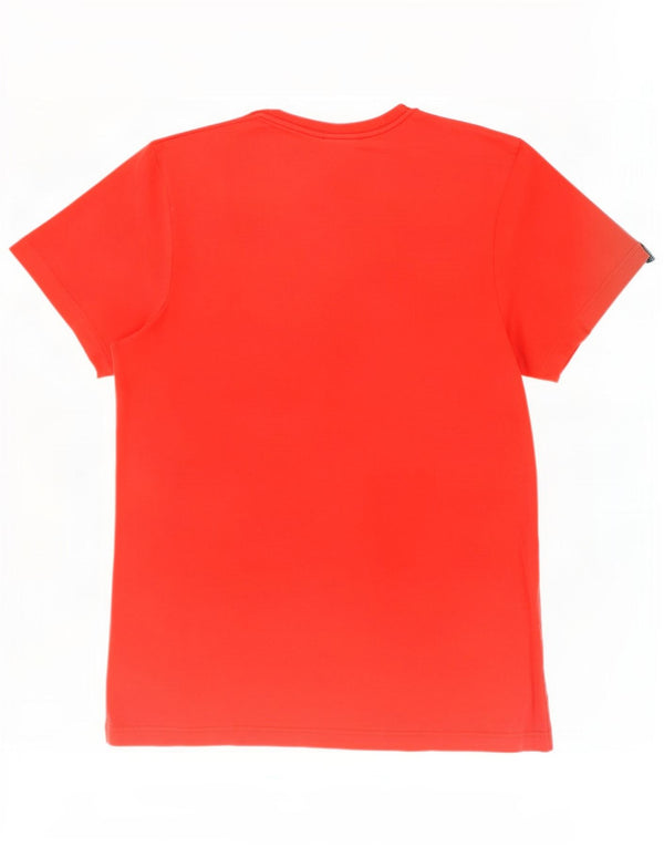Adidas Mens Graphic T-Shirt Top Petit Rouge Coton