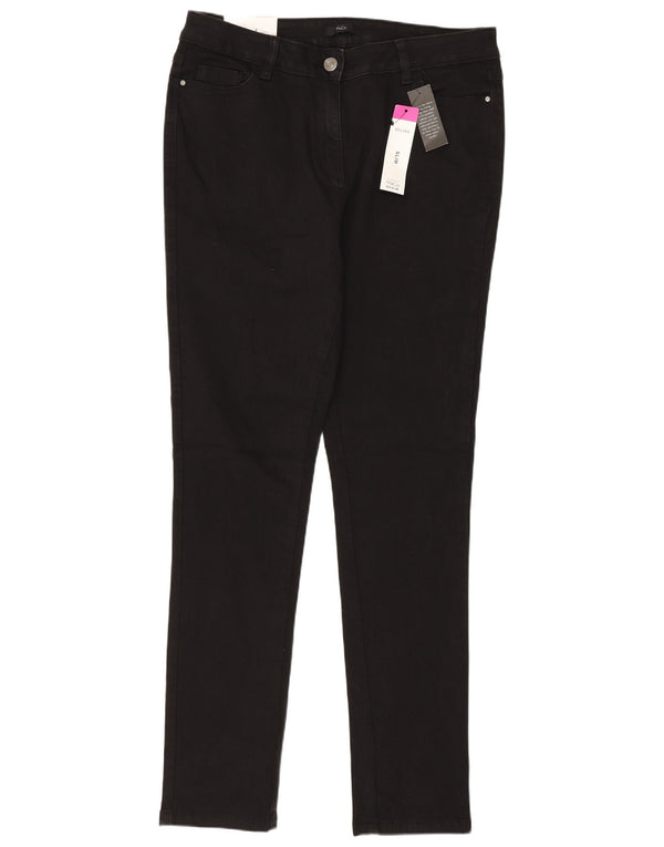M&Co Femme Selina Slim Jeans UK 14 Large W32 L30 Coton Noir