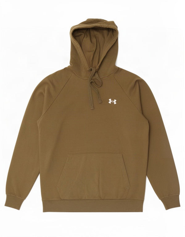 Under Armour Pull à capuche pour homme Large Kaki Coton