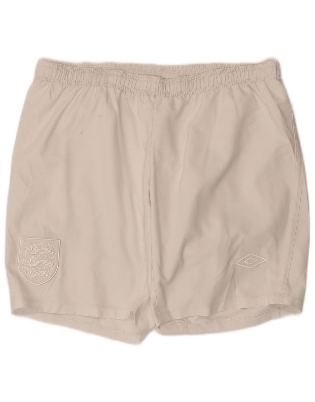 UMBRO Short de Sport England Homme Blanc Large Polyester