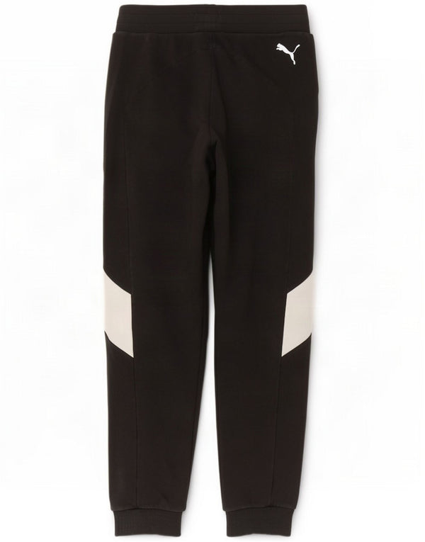 Puma Pantalon de survêtement pour homme Joggers Small Noir Colourblock Cotton