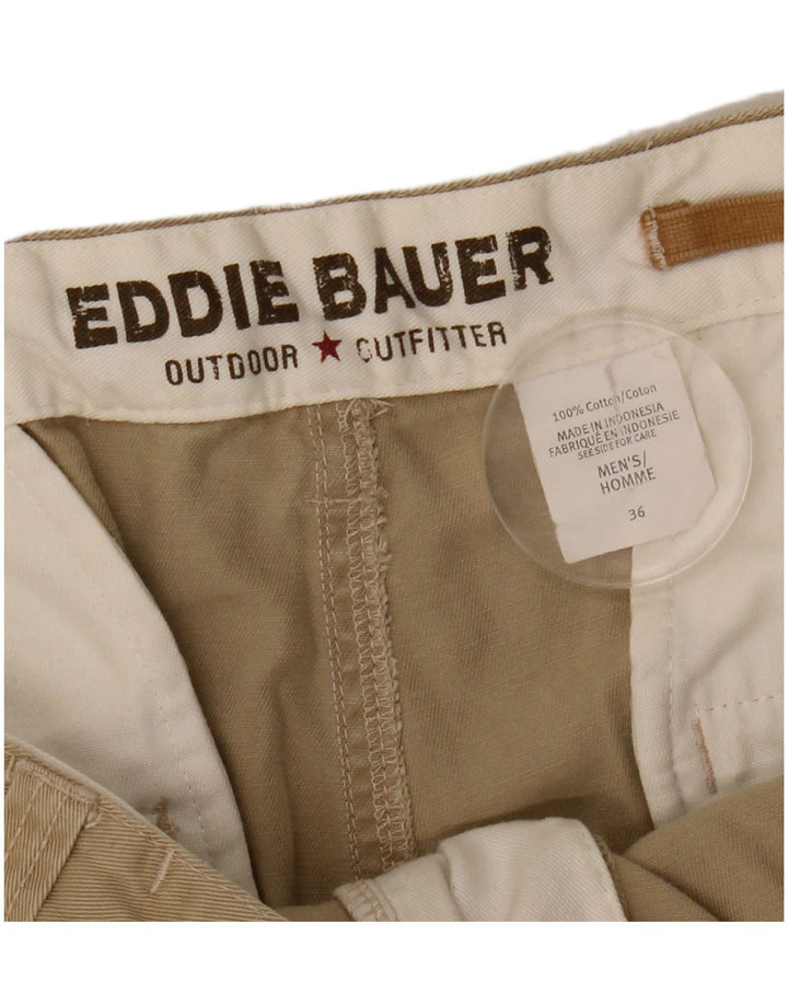 EDDIE BAUER Short Chino Pegged Homme W36 Grand Coton Beige
