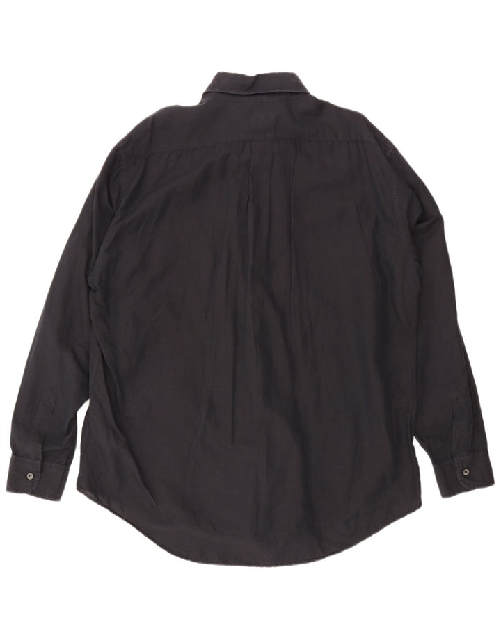 Trussardi Chemise Homme 2XL Lin Noir