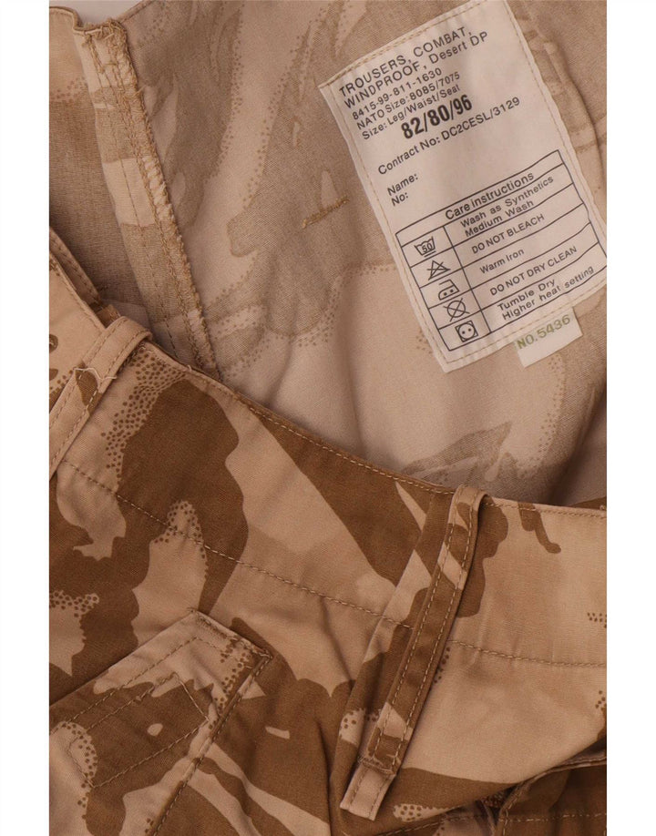 Pantalon Cargo Droit Homme Vintage W32 L31 Marron