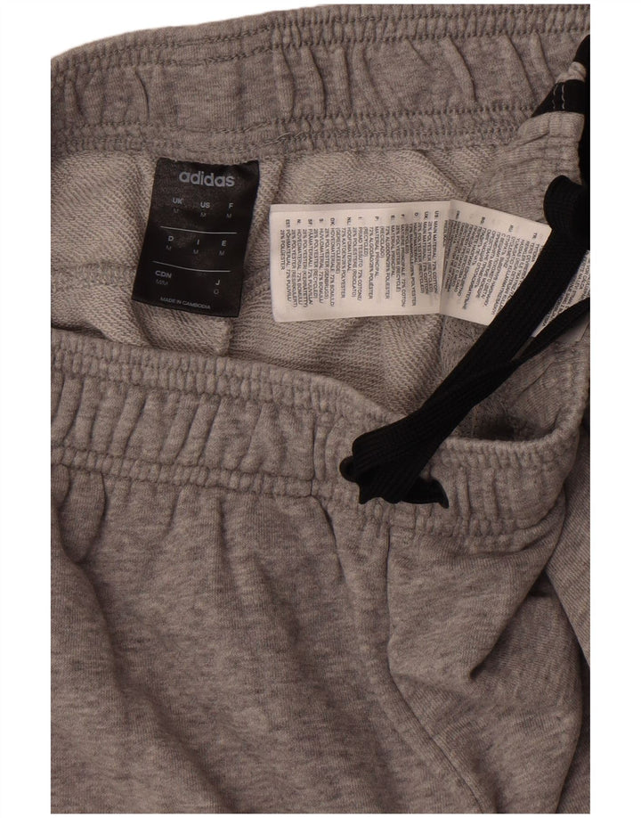 Adidas Short de Sport Homme Gris Moyen Coton