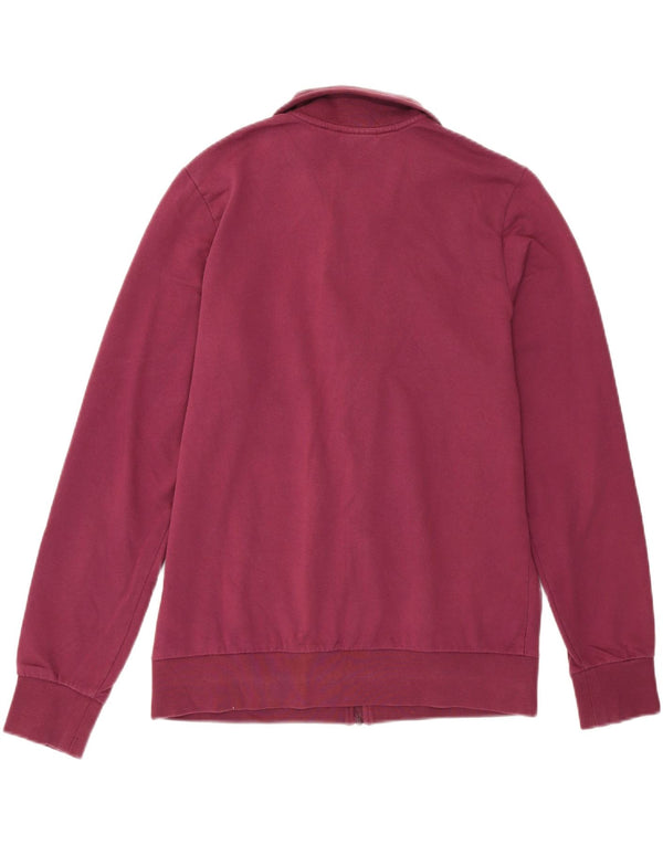 Lotto Veste de survêtement graphique pour femme UK 14 Large Bordeaux Coton