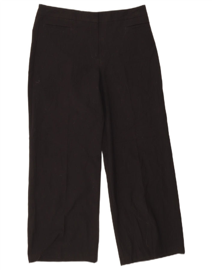 MARKS & SPENCER Pantalon court pour femme UK 12 Medium W32 L27 Noir