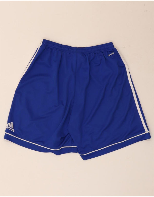 Adidas Mens Climalite Sport Shorts Large  Blue Polyester