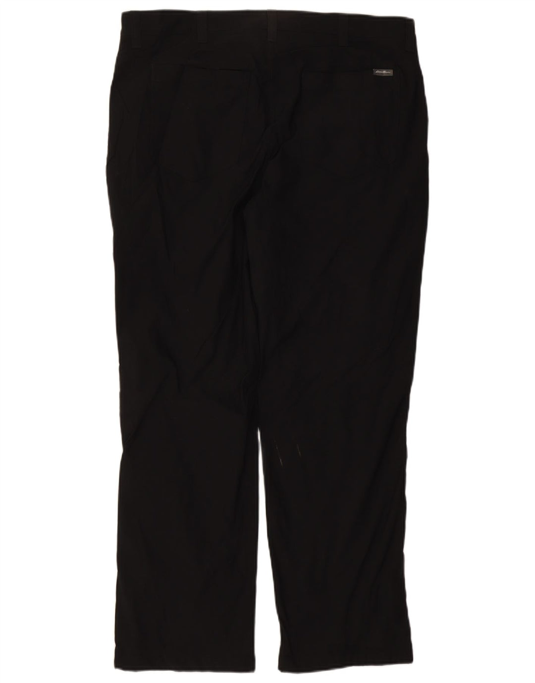 EDDIE BAUER Pantalon Cargo Droit Homme W38 L30 Nylon Noir