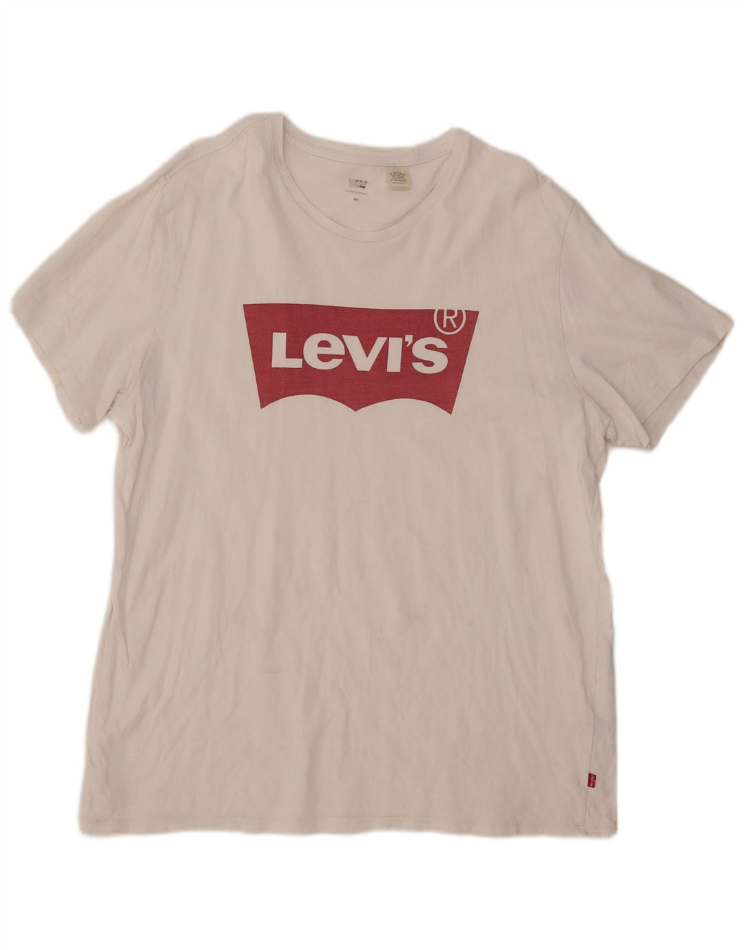 LEVI'S T-Shirt Graphique Femme UK 20 2XL Blanc