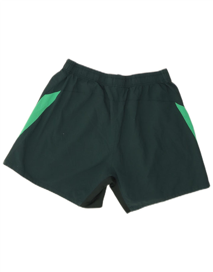 Asics Short de Sport Graphique Homme Large Vert Colorblock
