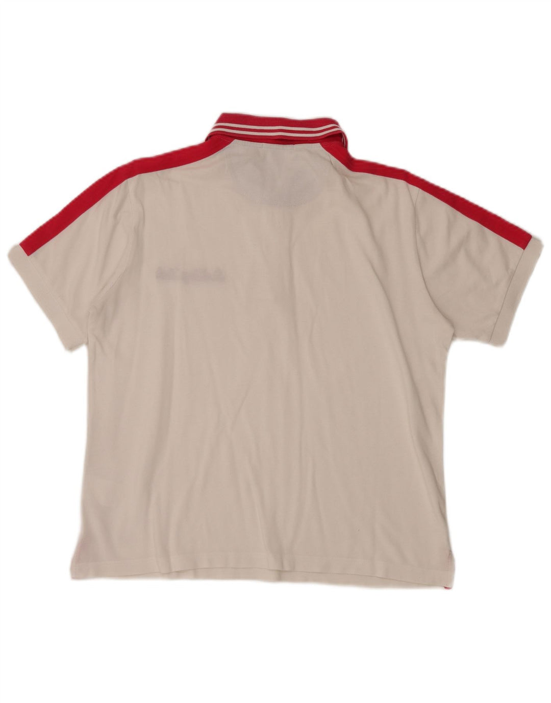 SERGIO TACCHINI Polo Homme Grand Blanc Colorblock Coton