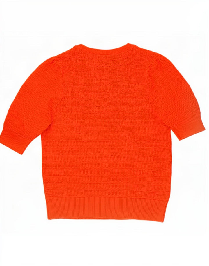 Marks & Spencer Pull ras du cou pour femme UK 12 Orange moyen
