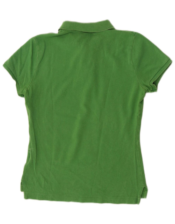 Ralph Lauren Polo skinny pour femme UK 12 coton vert moyen