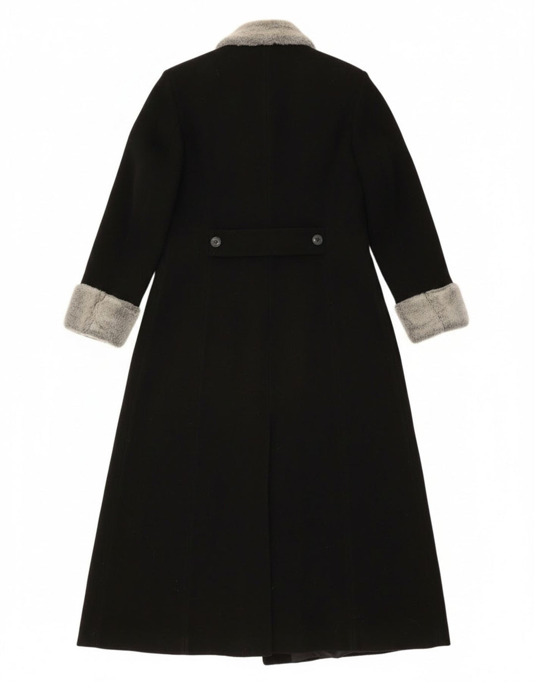 Manteau Croisé Femme Pimkie IT 44 Laine Noir Moyen