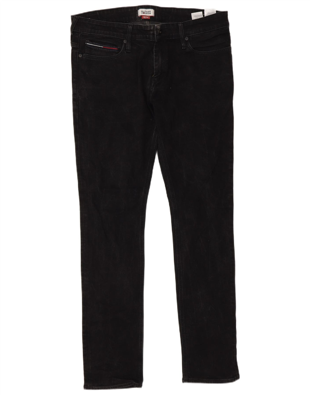 Tommy Hilfiger Mens Slim Jeans W36 L34 Grey Cotton