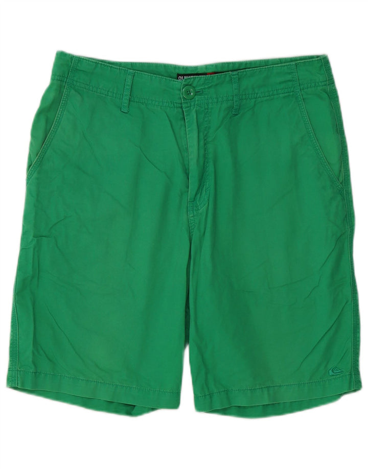 Quiksilver Short Chino Homme W32 Coton Vert Moyen