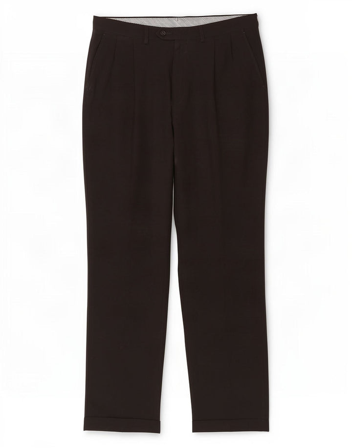 Marks & Spencer Pantalon de costume pour homme W36 L33 Noir Polyester
