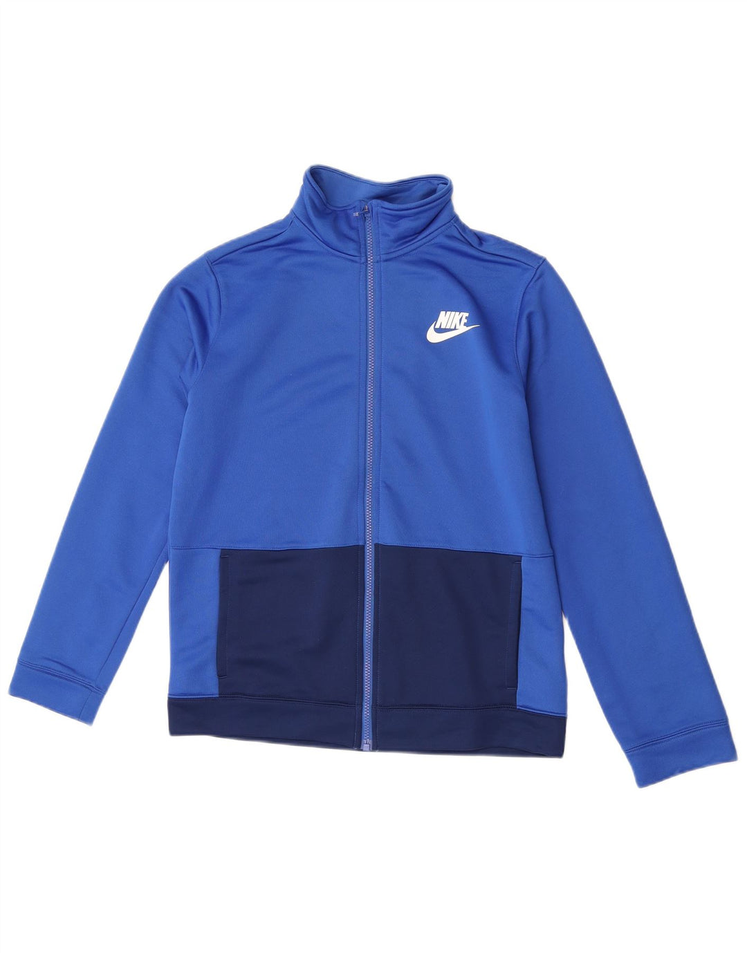 Veste de survêtement Nike pour garçon 13-14 ans XL Bleu Colorblock Polyester