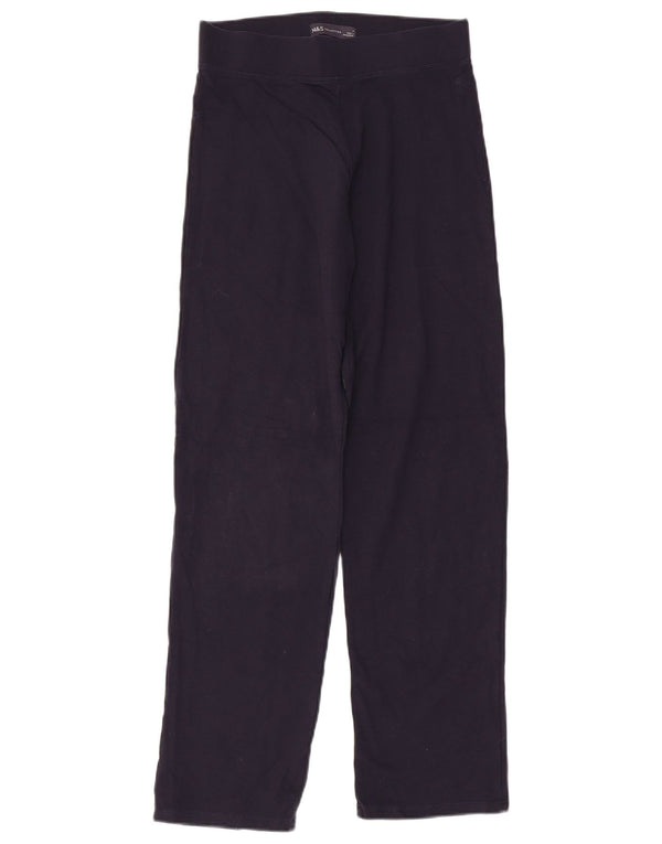 Marks & Spencer Pantalon de survêtement pour femme UK 8 Small Bleu marine Coton