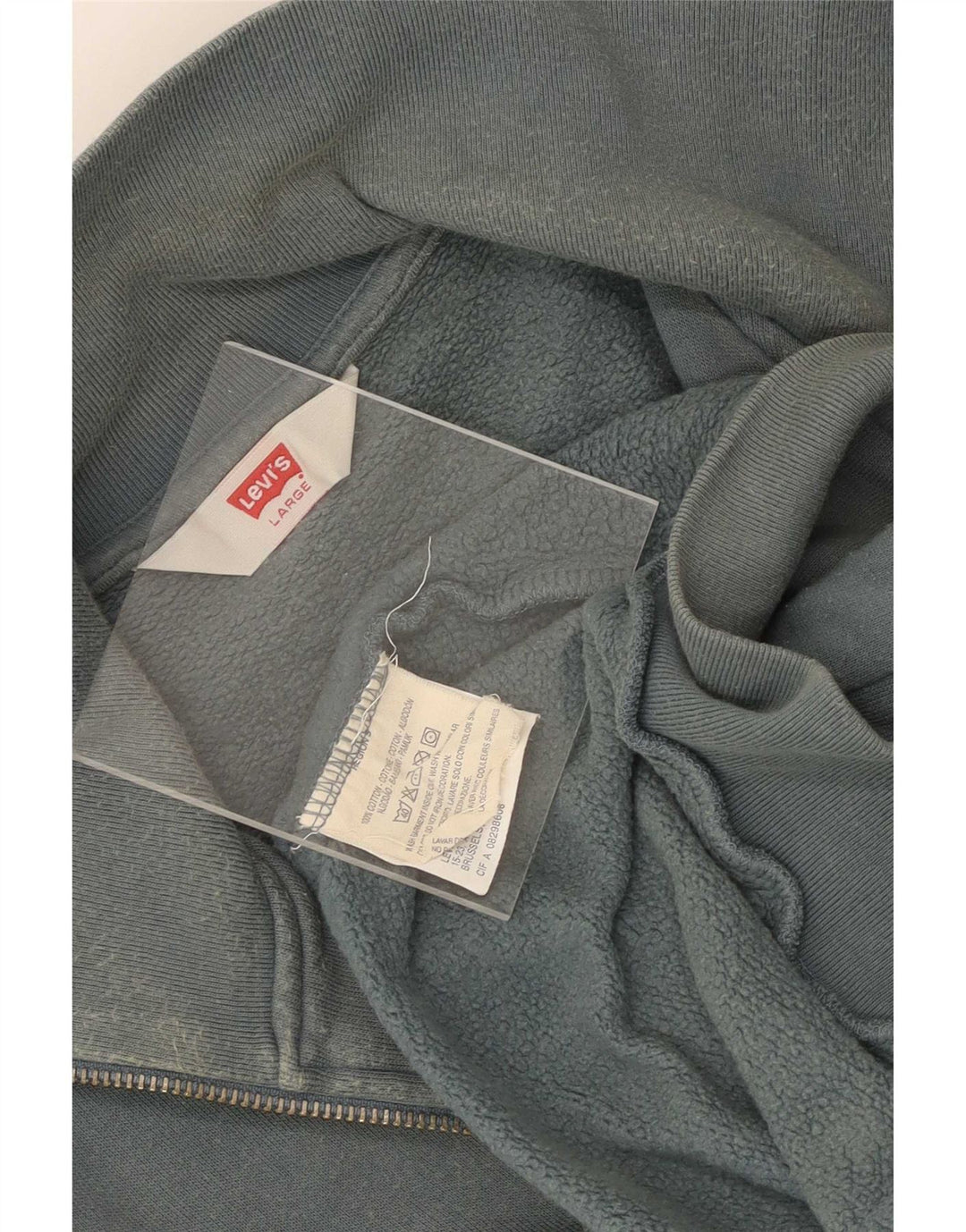 Levi's Veste de Survêtement Homme Bleu Large Coton