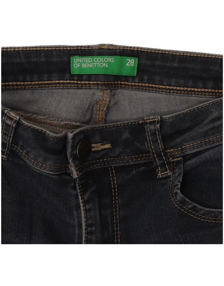 Benetton Jean Skinny Bootcut Femme W28 L32 Bleu