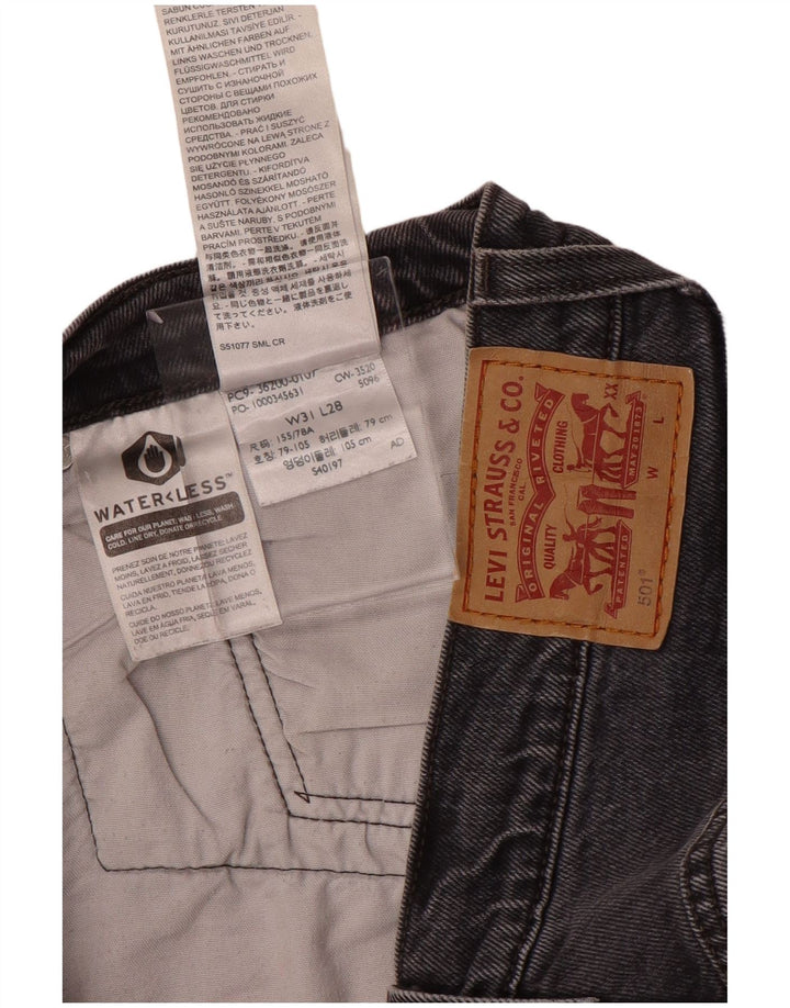 LEVI'S Jean Droit 501 Homme W31 L28 Gris Coton