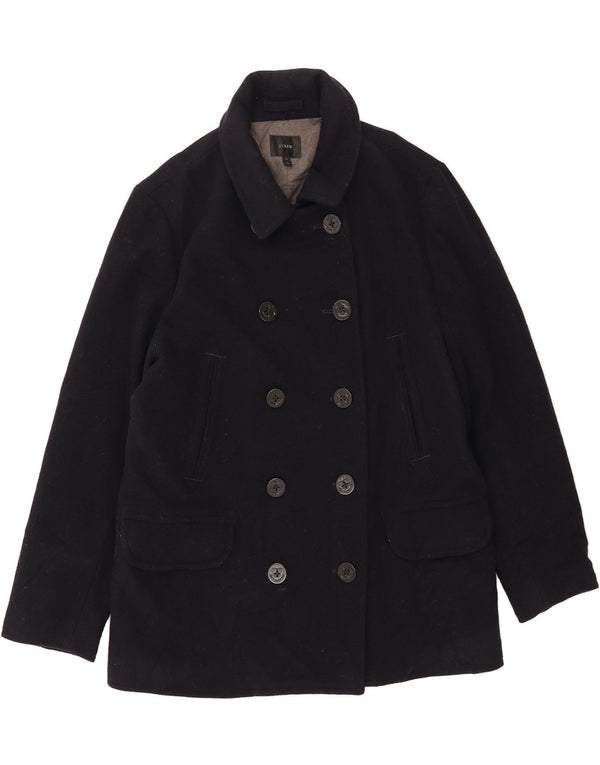 J. CREW Caban Homme UK 42 XL Laine Bleu Marine