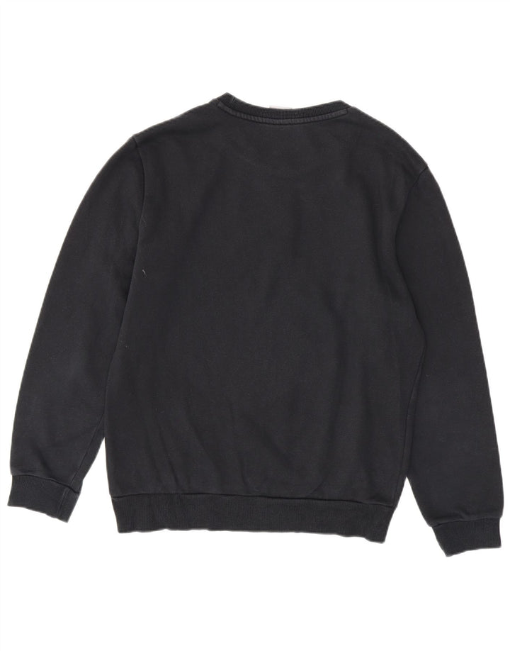 PUMA Sweat-shirt graphique pour hommes, petit, en coton noir