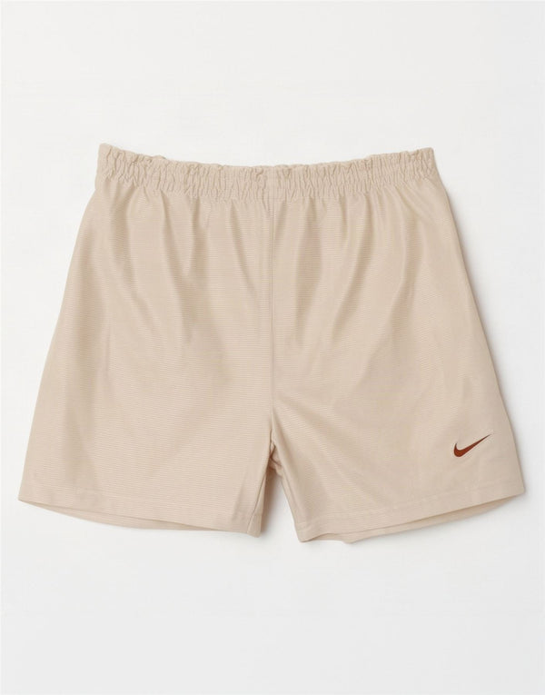 Nike Short de sport pour homme UK 42/44 Large Blanc Polyester