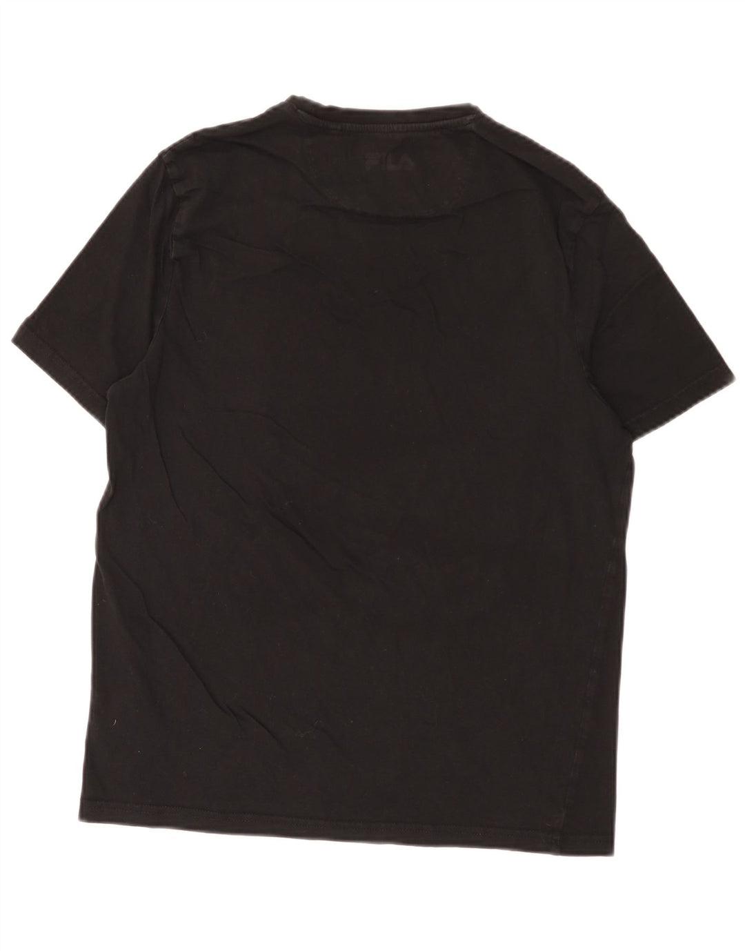 Fila T-Shirt Graphique Homme Noir Moyen Coton