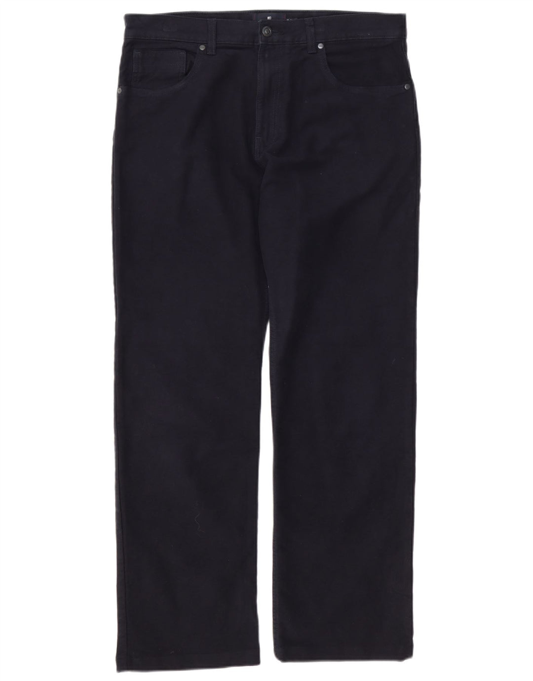 BLUE HARBOUR Pantalon décontracté droit pour homme W34 L29 Bleu marine en coton