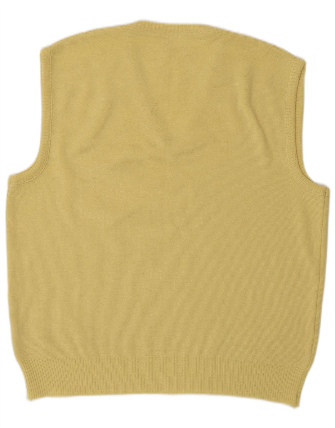 Débardeur vintage pour hommes jaune moyen