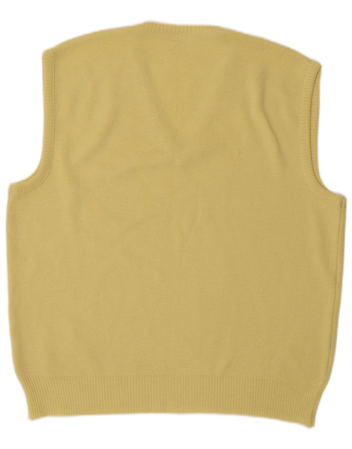 Débardeur vintage pour hommes jaune moyen