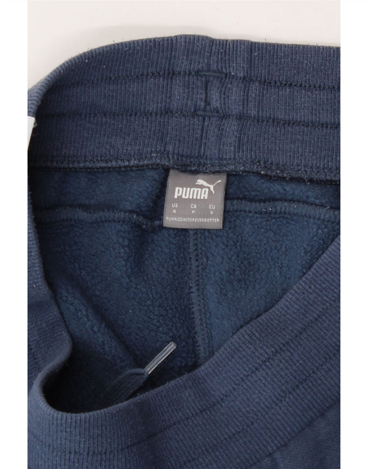 Puma Pantalon de survêtement pour homme Bleu marine Taille S
