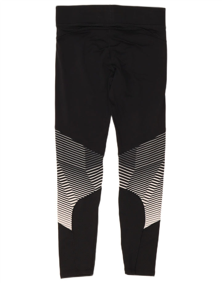 Under Armour Leggings Femme UK 42 Moyen Noir Géométrique